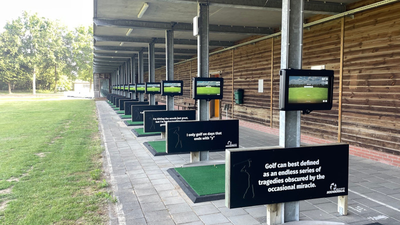 hoenderdaal Trackman Range installatie is gereed!