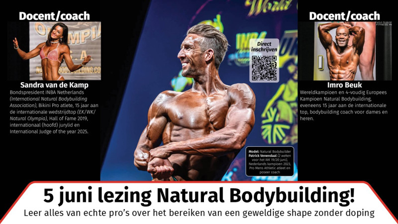 hoenderdaalVrijdagavond 5 juni lezing Natural Bodybuilding
