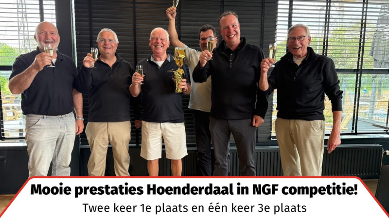 hoenderdaalHoenderdaal succesvol in NGF voorjaarscompetitie.