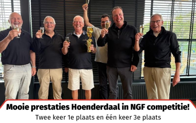 hoenderdaal Hoenderdaal succesvol in NGF voorjaarscompetitie.