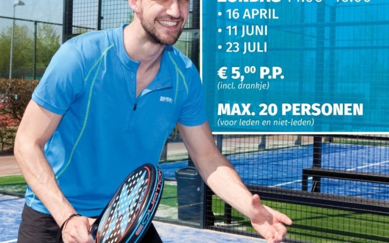 hoenderdaal Padel instuiven gaan weer beginnen