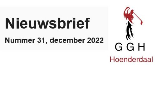 hoenderdaalNieuwsbrief GGH, nummer 31, december 2022